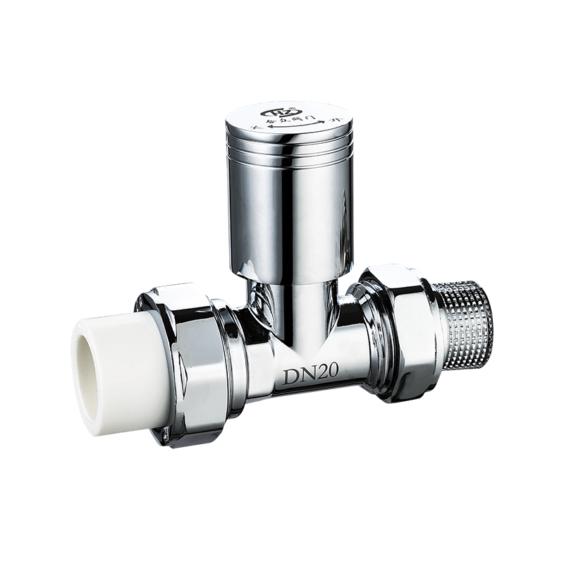 Chrome Plated Thermostatic Radiator Valve for Heating