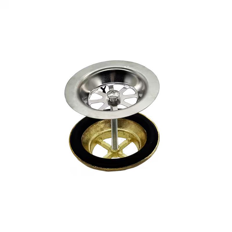 Stainless Steel Floor Drain (Zinc Alloy Copper-Plated)