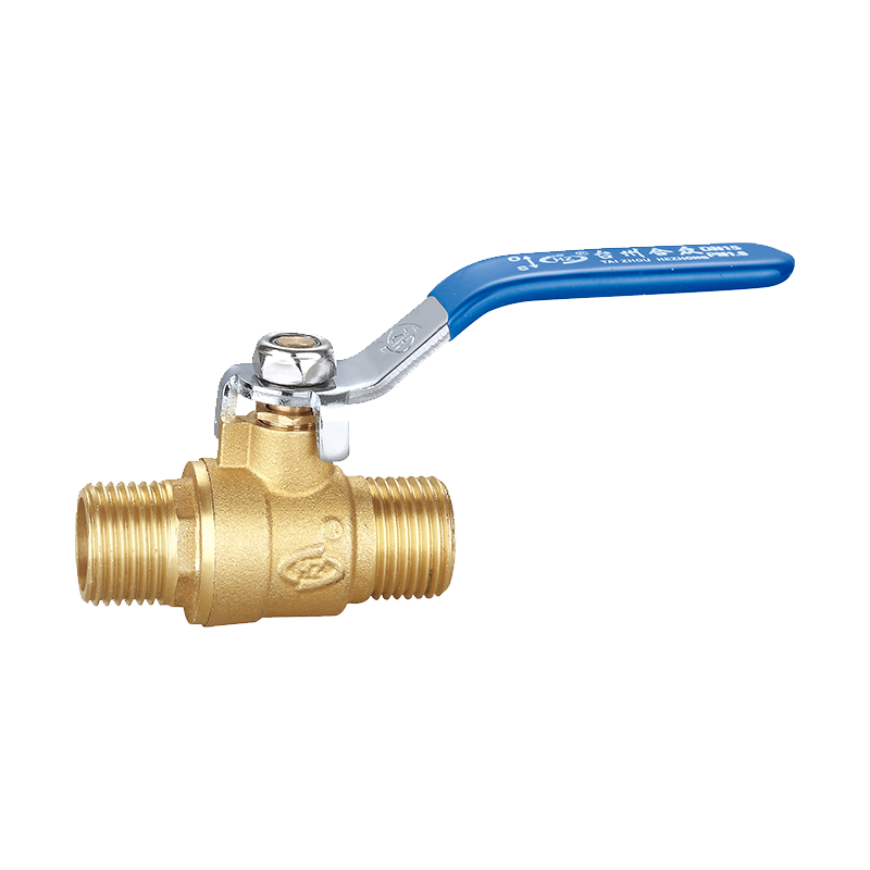 Double Male Brass Ball Valve for Water & HVAC Systems
