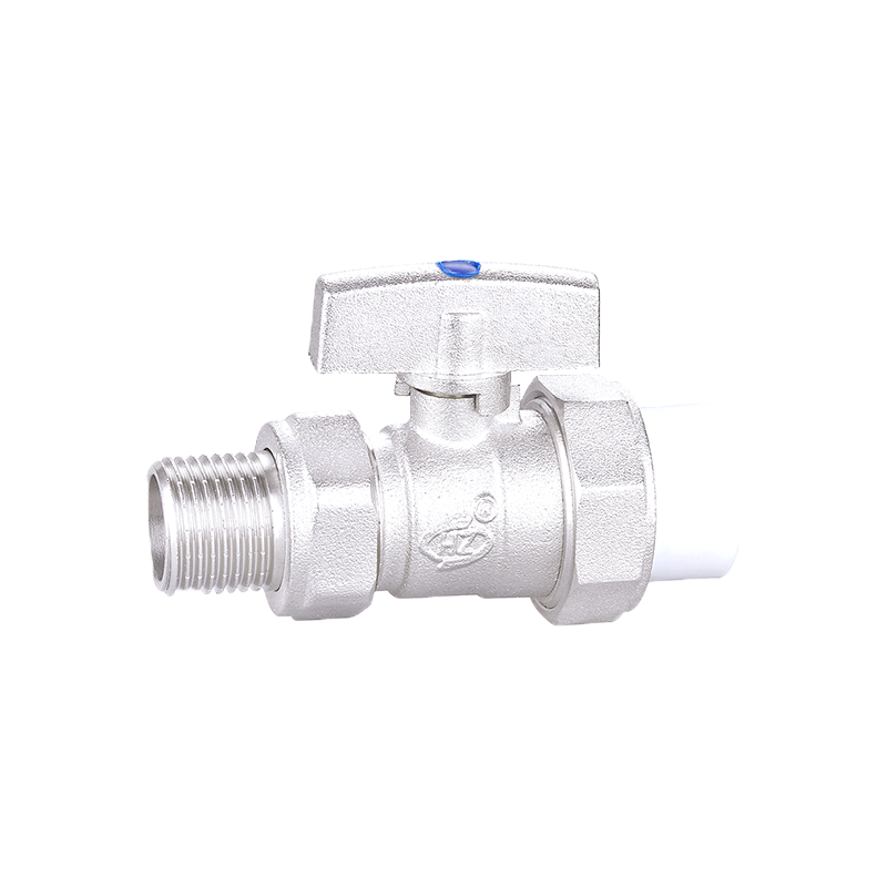 PPR Male Thread Ball Valve With Butterfly Handle