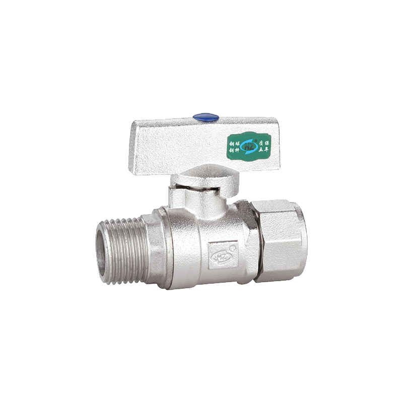 Butterfly Handle Male Thread Compression Ball Valve