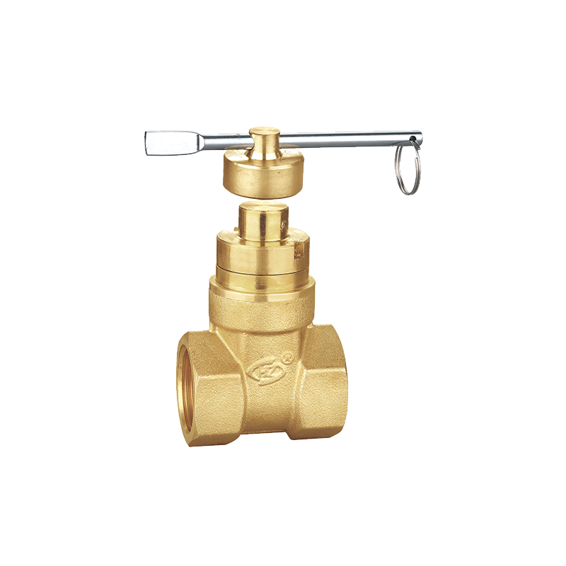 Brass Magnetic Lock‑Off Gate Valve