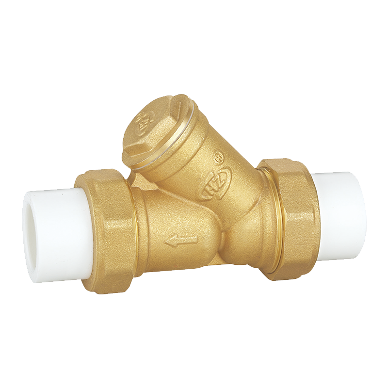 PPR Brass Y-Strainer For Pipeline Filtration