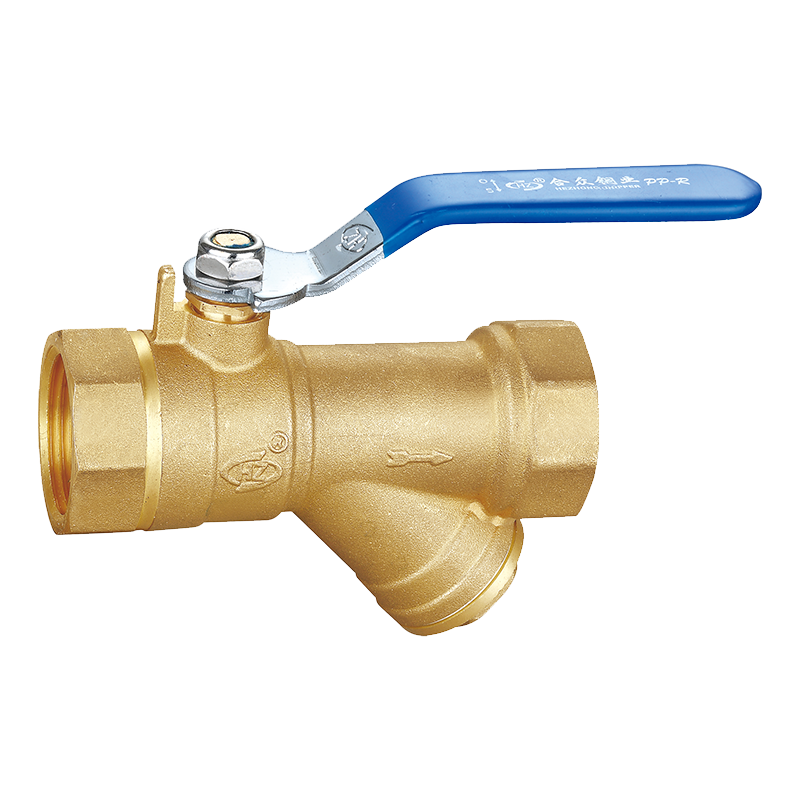 Long-Handle Brass Y-Strainer For Pipeline Filtration