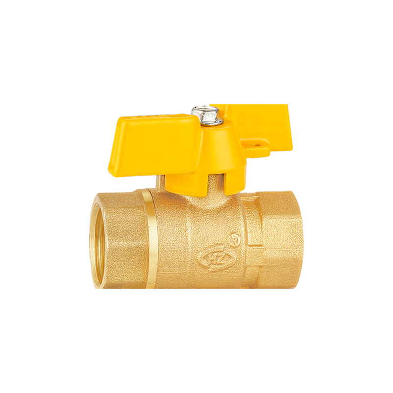 Brass Butterfly Handle Gas Ball Valve with Female Thread for Natural Gas