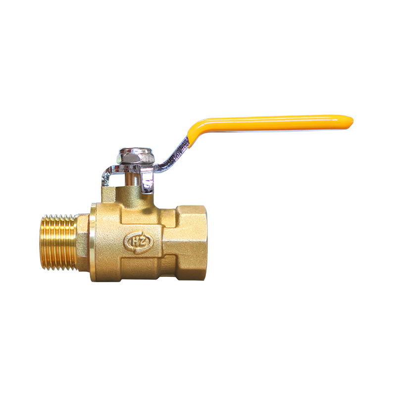 Long-Handle Brass Gas Ball Valve with Male and Female Thread for Natural Gas