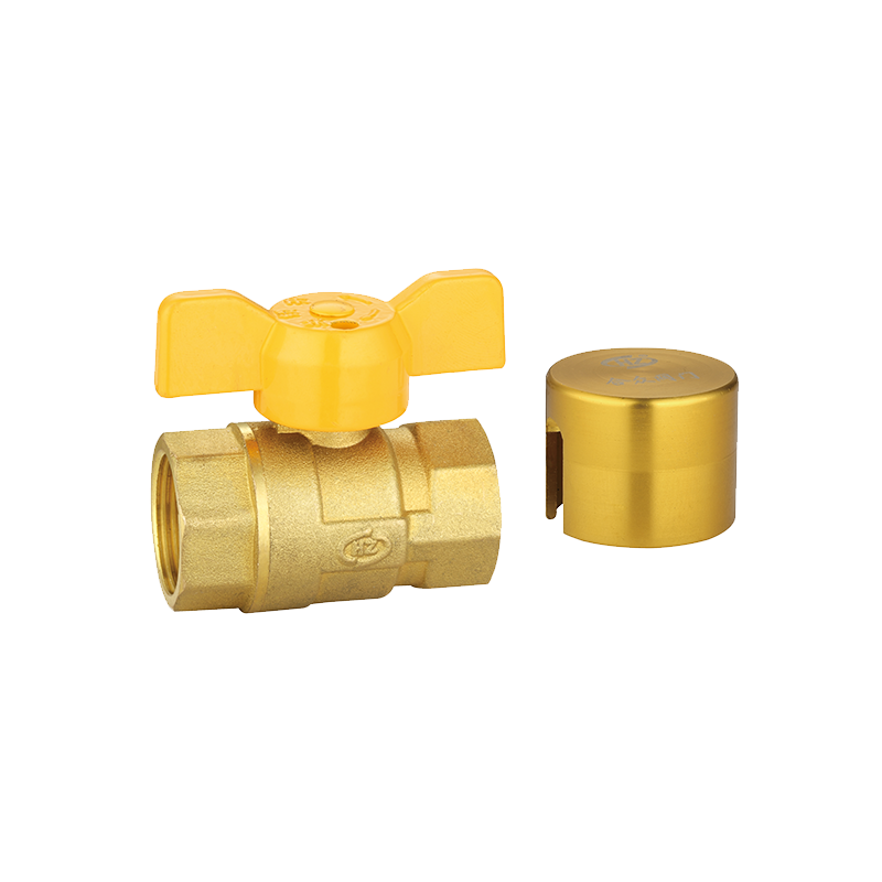 Double Female Thread Magnetic Brass Gas Ball Valve