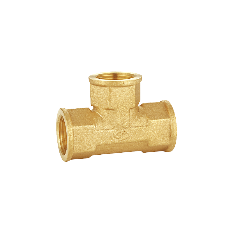 Brass Three-Way Female Thread Tee