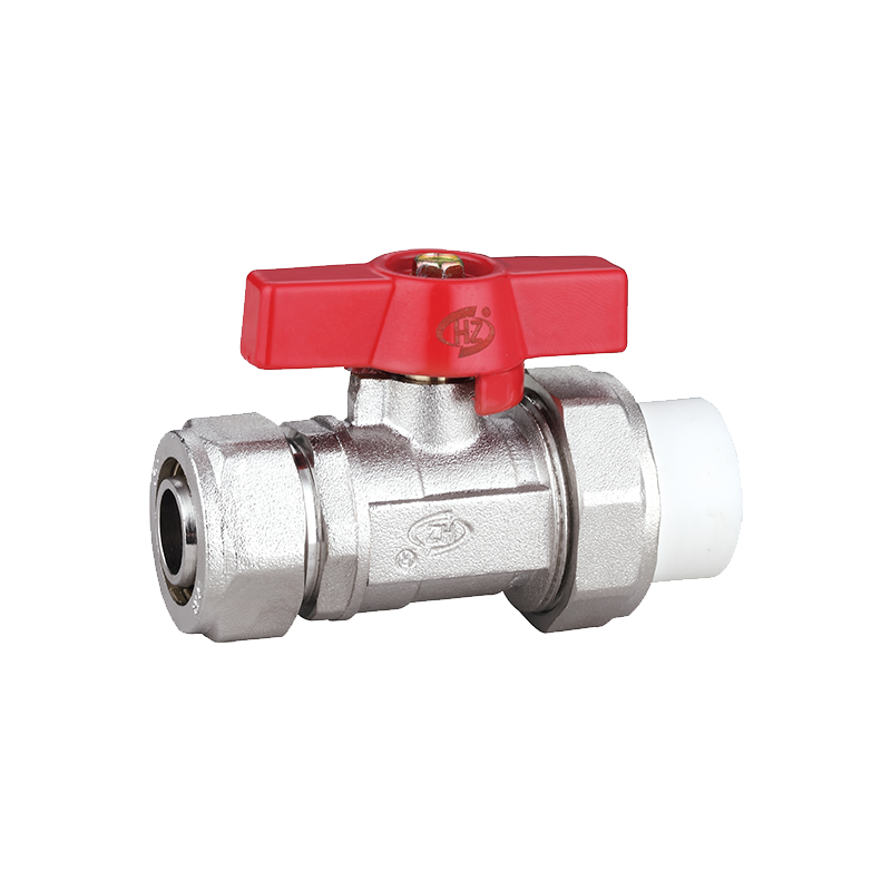 PPR Butterfly Handle Compression Ball Valve