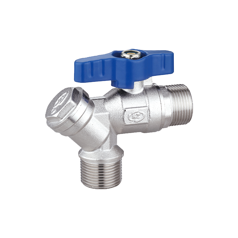 Male Thread Elbow Filter Ball Valve for Wall-Mounted Boiler