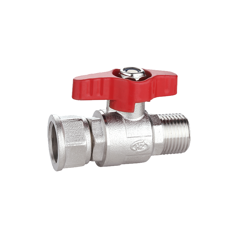 Butterfly Handle Male & Female Thread Union Ball Valve for Wall-Mounted Boiler