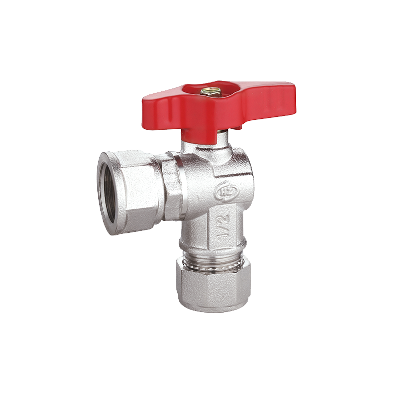 Compression Female Thread Union Angle Ball Valve for Wall-Mounted Boiler
