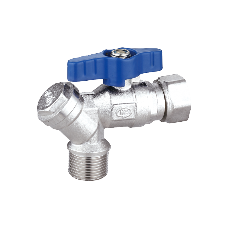 Male & Female Thread Union Angle Filter Ball Valve for Wall-Mounted Boiler