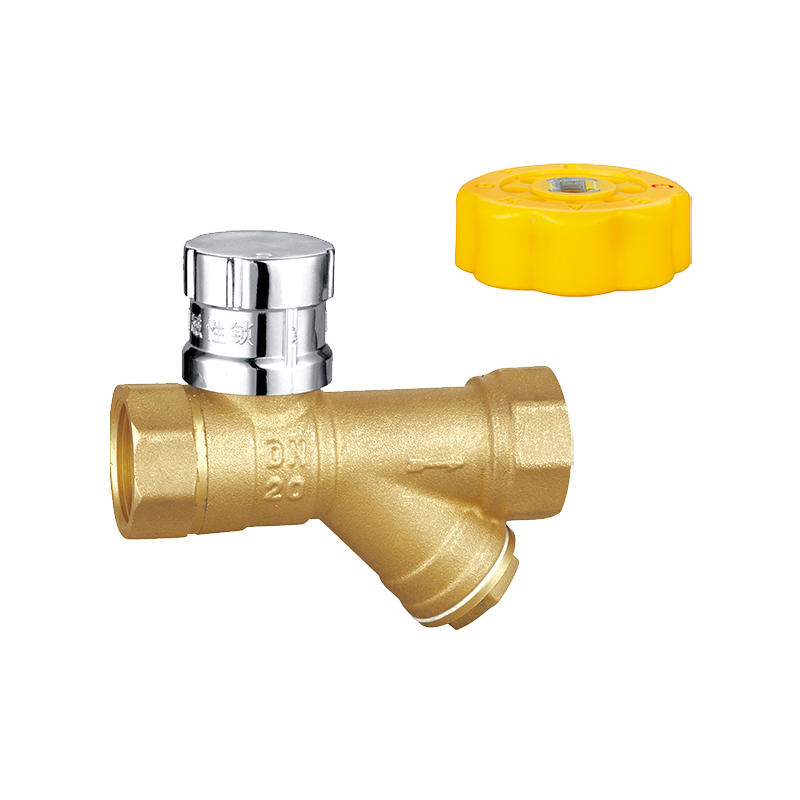 Magnetic Lock Brass Y-Strainer for Pipeline Filtration