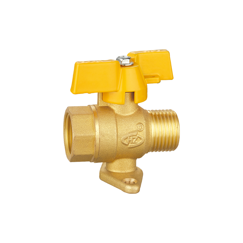 Male & Female Thread Gas Valve with Bracket