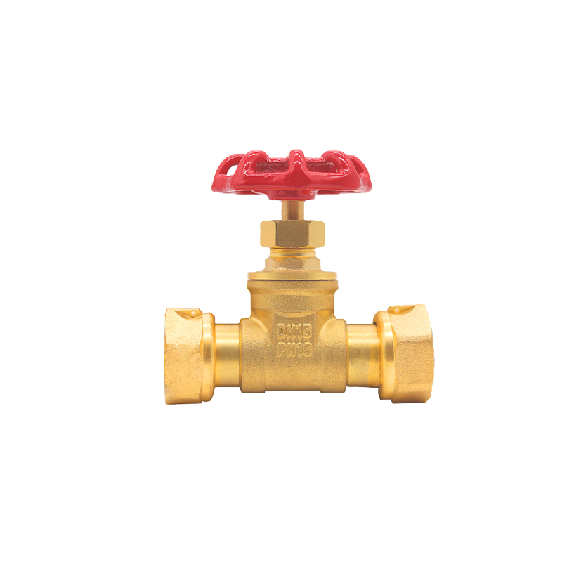 Double Union Brass Gate Valve