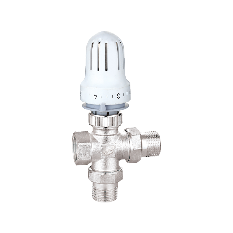 Three-Way Female Thread Thermostatic Radiator Valve