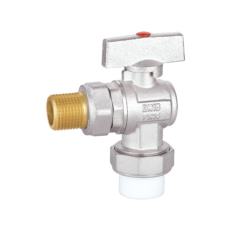 PPR Male Thread Union Angle Ball Valve
