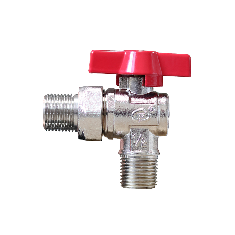 Double Male Thread Union Angle Valve